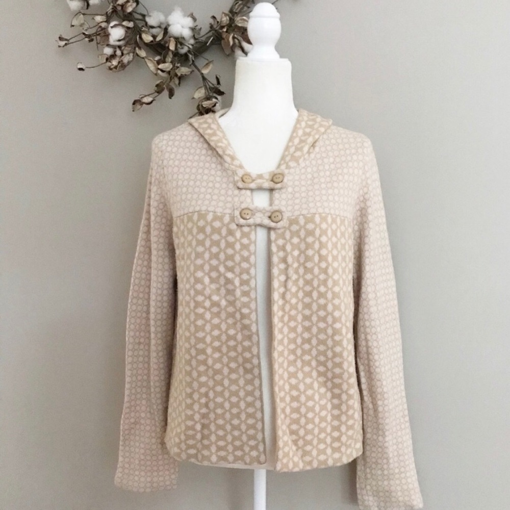 Sparrow by Anthropology Dot Hooded Sweater
